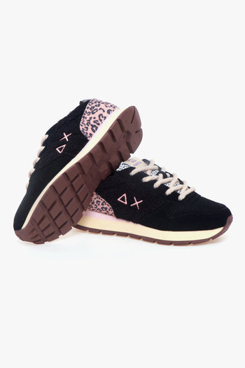 Sneaker Ally Winter Suede con inserti in velluto e teddy - 4