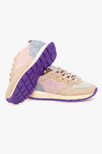 Sneaker Ally Winter Suede con inserti in velluto e teddy - 4