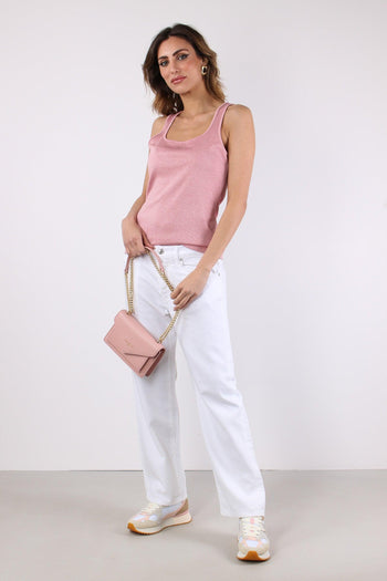 Canotta Lurex Logo Petalo - 2