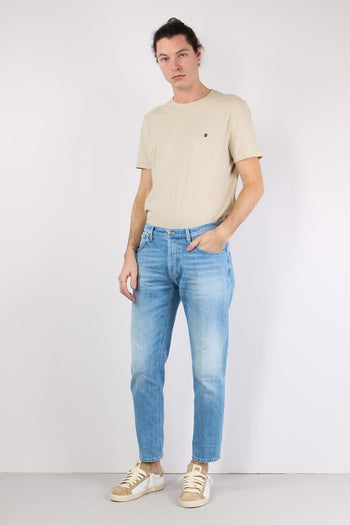 T-shirt Cotone Fiammato Burro - 4