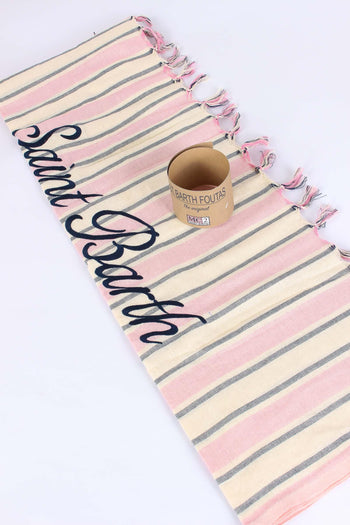 Foutas Righe Rosa/bianco - 2