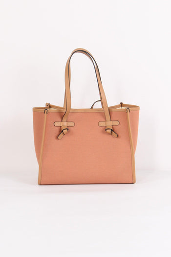 Mini Shopping Rafia Blush/panna - 3