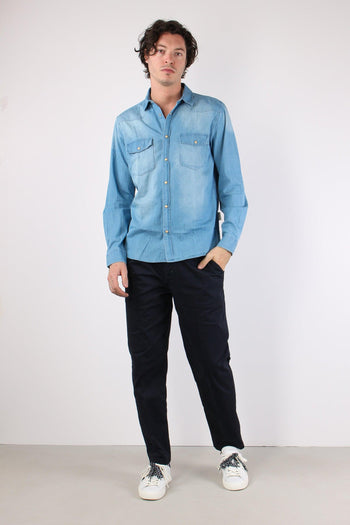 Camicia Denim Leggero Denim Chiaro - 2