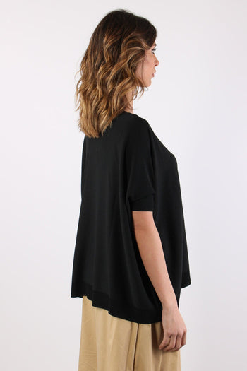 Maglia Cropped M/m Nero - 7