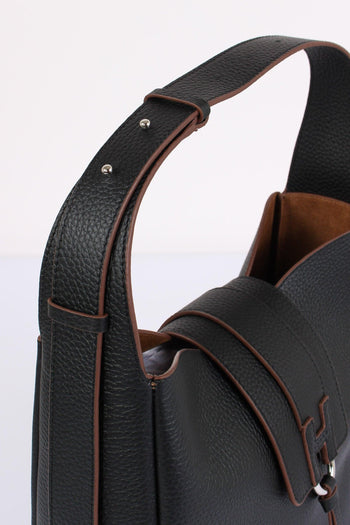 Hobo Pelle Trend Nappa Nero - 6