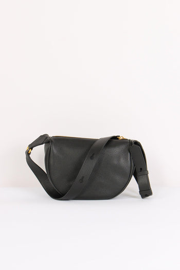Charlotte Mezzaluna Pelle Nero - 3