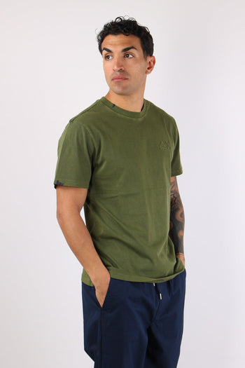 T-shirt Logo Patch Verde - 5