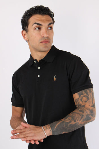 Polo Slim Fit Stretch Polo Black - 7
