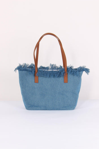 City Bag Mid Frange Denim - 3