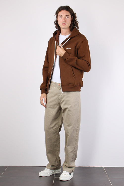 Felpa Full Zip Cioccolato - 2