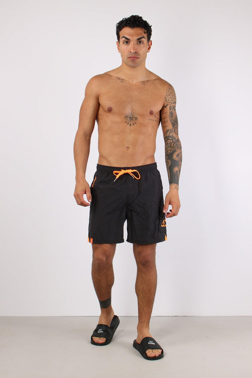 Costume Pantalone Cargo Nero