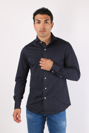 Camicia Technical Piquet Navy - 2