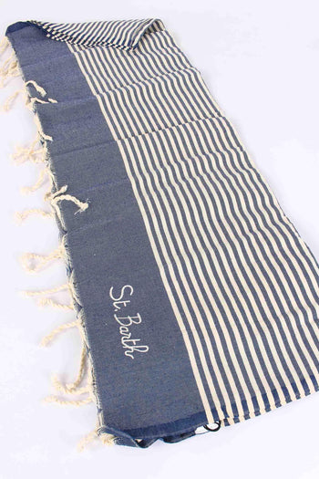 Foutas Righe Bianco/blu - 4