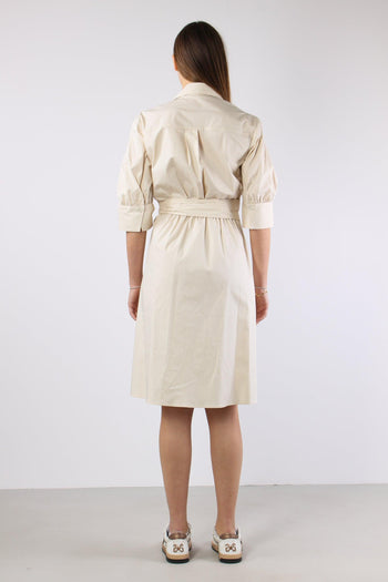 Aline Abito Midi Portafoglio Beige - 5