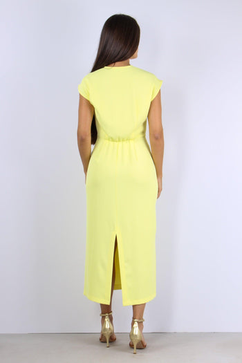 Abito Cadi Incrocio Giallo - 3
