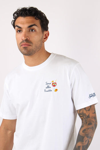 T-shirt Scritta Ricami Frutta - 7