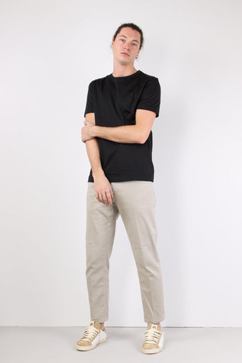 T-shirt Cotone Logo Nero - 4