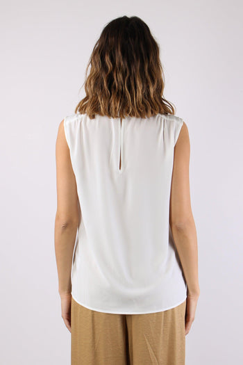 Jeanne Blusa Smanicata Catena Milk - 4