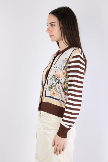 Cardigan Riga Foulard/bisco - 6