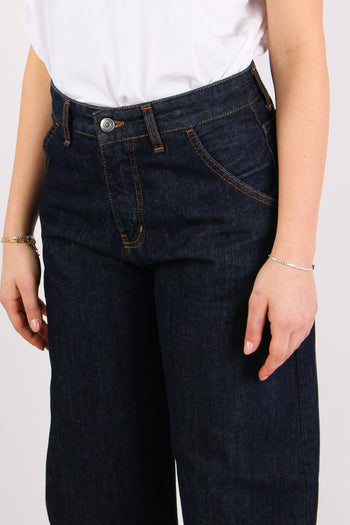 Denim Baloon Impunture Denim Scuro - 5