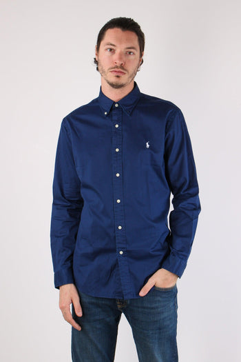 Camicia Custom Cotone Leggero Newport Navy - 2