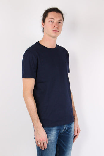 T-shirt Cotone Logo Blu - 2