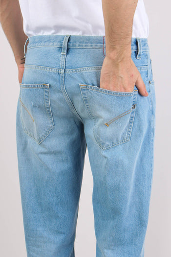 Brighton Denim Rotture Slavato Denim Chiaro - 8