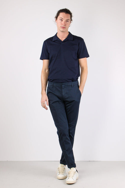 Gaubert Pantalone Gabardina Blu