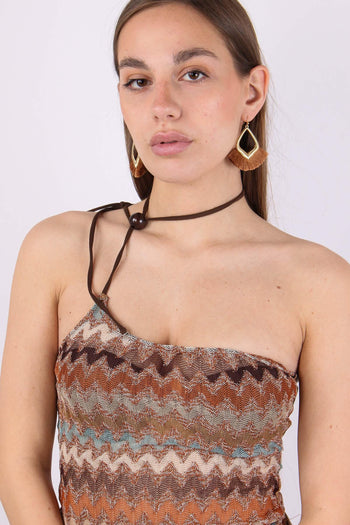 Top Laccetto Monospalla Missoni Multicolor - 6