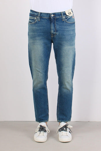 Denim Relaxed Tapared Fit Denim Medio - 2