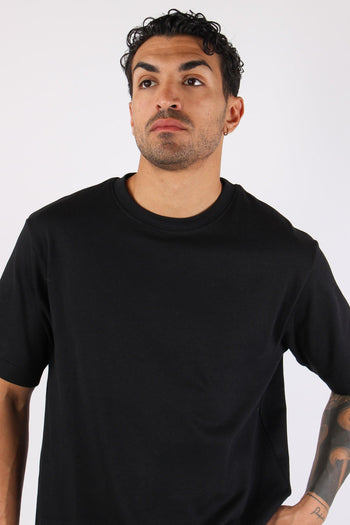 T-shirt Over Jersey Nero - 7