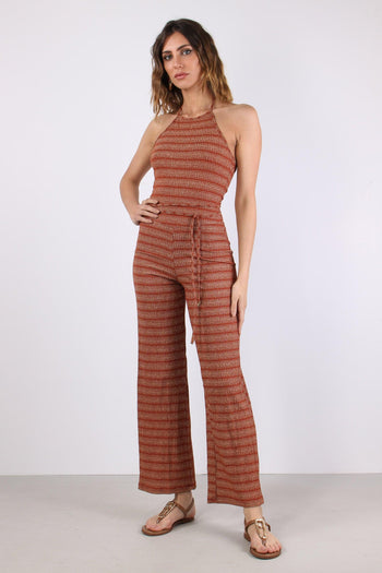 Tuta Lurex Riga Ruggine - 2