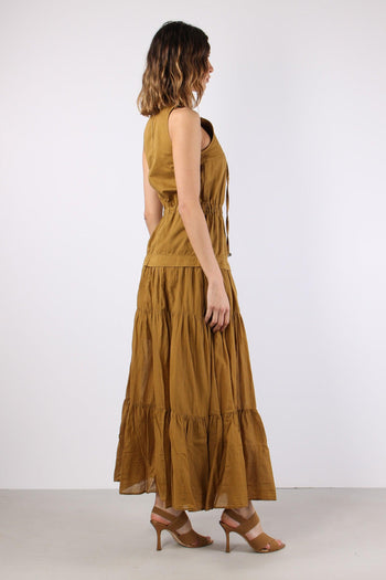 Casarsa Abito Voile Gabardina Bronzo - 8