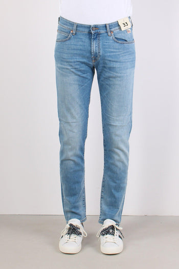 Denim Slim Fit Denim Chiaro - 2