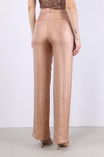 Pantalone Fluido Spalmato Blush - 5
