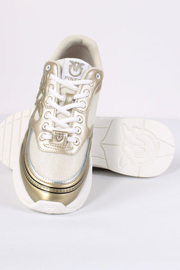 Glammy 04 Sneaker Metalizzat Mesh Gold - 4