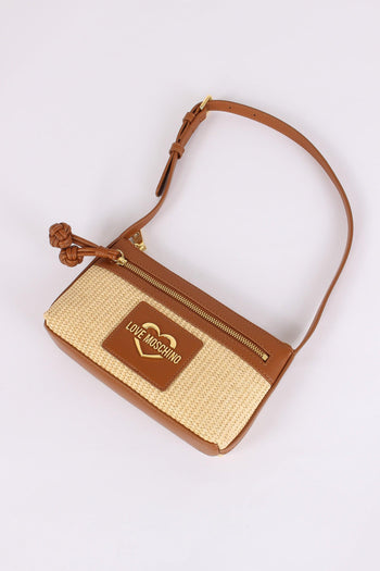 Pochette Mini Paglia Cuoio - 5