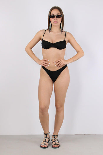 Bikini Balconcino Lurex Nero - 2