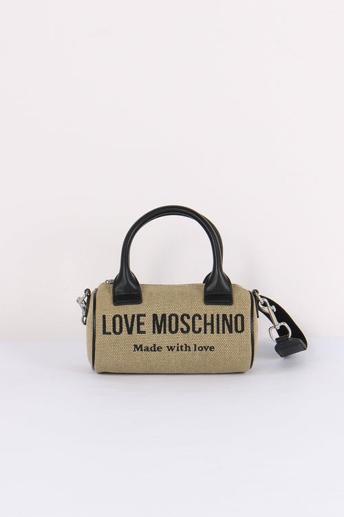 Bauletto Logo Canvas Oro