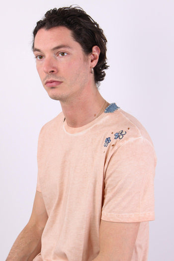 T-shirt Ricamo Fiori Aurora - 8