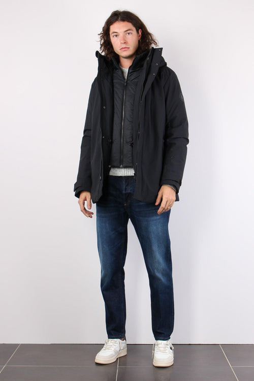 Wilder Piumino Medio Zip Black - 2