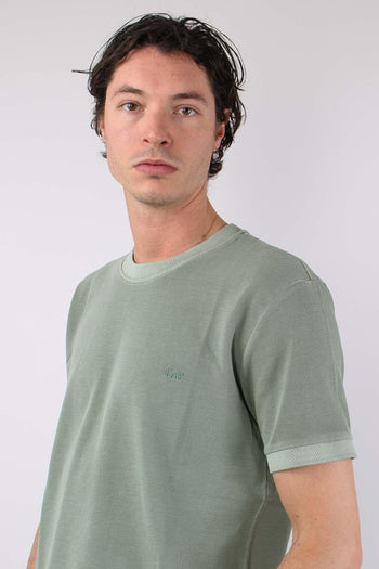 T-shirt Piquet Salvia - 7