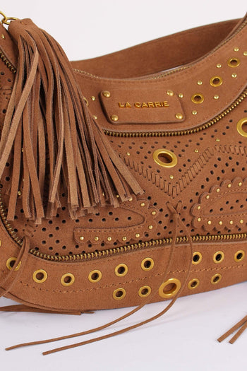 Mezzaluna Suede Jungle Cuoio - 8