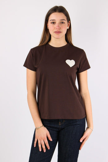 T-shirt Patch Cuore Moro - 2