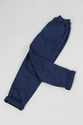 Chino Elastico Rasatello Blu - 5