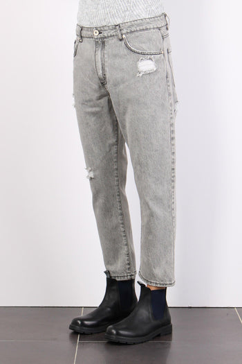 Denim Cropp Svasato Nero - 5