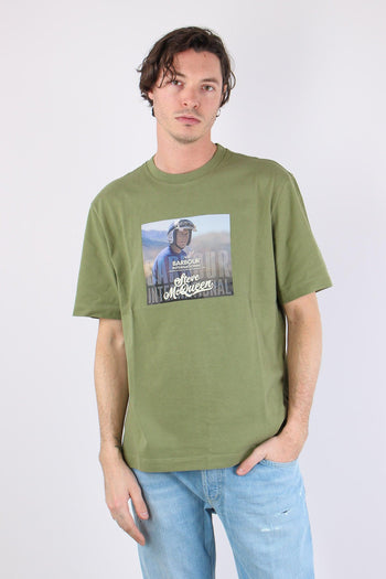 T-shirt Stampa Steve Mc Queen Olvine - 2