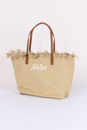 City Bag Frange Beige - 2