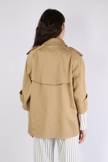 Cappa Canvas Manica 3/4 Tabacco - 5