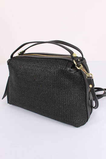 Alifa Pochette Rafia Nero - 6